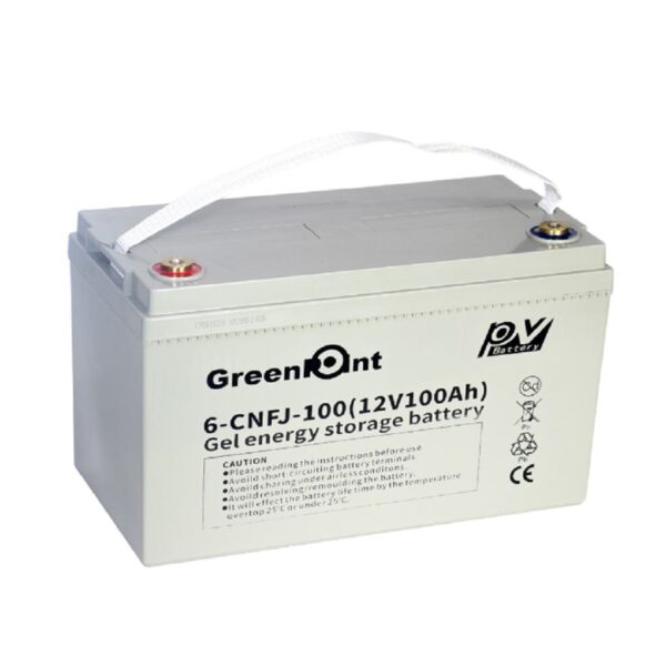 Bateria solar 100Ah GEL 12V AGM Greenpoint.