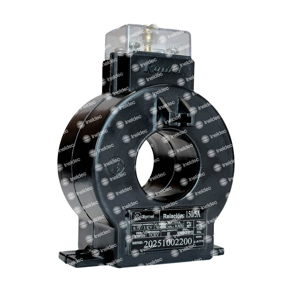 Transformador de corriente ventana 1505A Rymel Tipo Exterior Transformador de corriente ventana 1505A Rymel Tipo Exterior