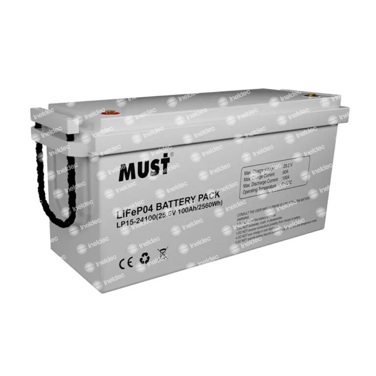 Home 50 Bateria de Litio LIFEPO4 100Ah 24V Must