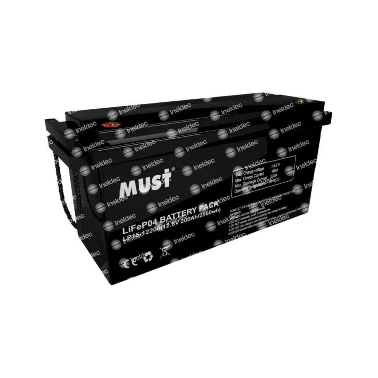 Home 48 Bateria de Litio LIFEPO4 200Ah 12V MUST