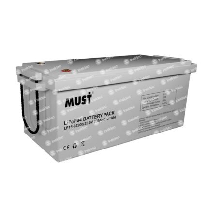 Bateria de Litio LIFEPO4 200Ah 24V Must
