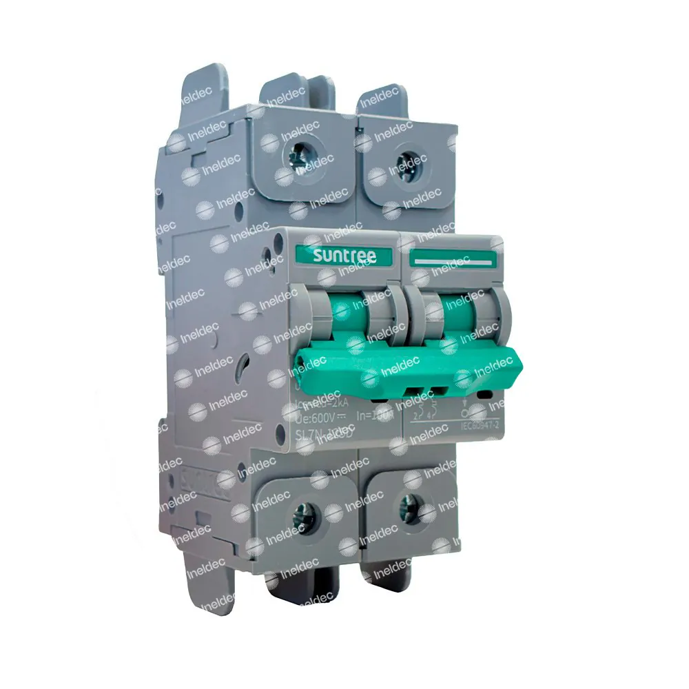 Breaker DC Bipolar 100A 2X100A Solar 600V Breaker DC Bipolar 100A 2X100A Solar 600V