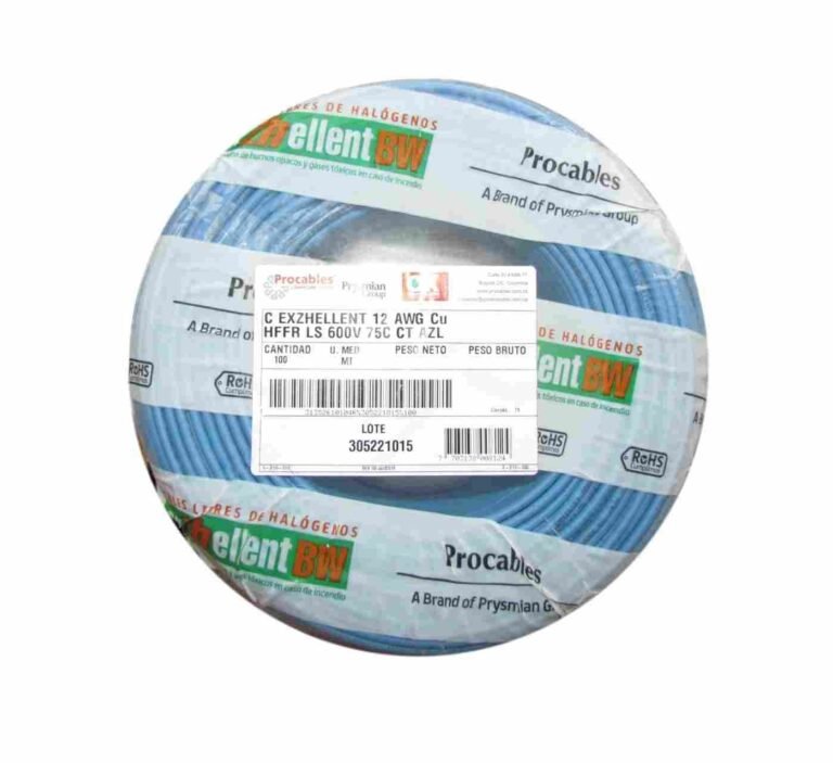 Cable 12 AWG Calibre 12 Numero 12 Libre de Halogenos Procables Centelsa Nexans 1