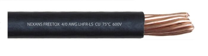 Cable 4 0 AWG CU LSHFR 2