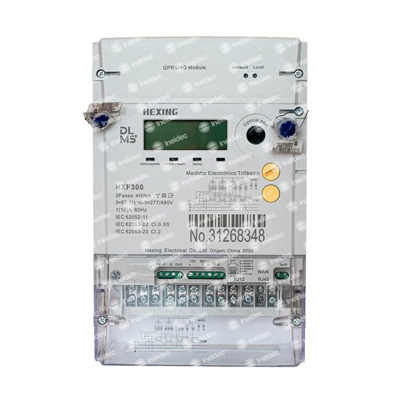Home 30 Medidor bidireccional Trifasico HXF300 Hexing
